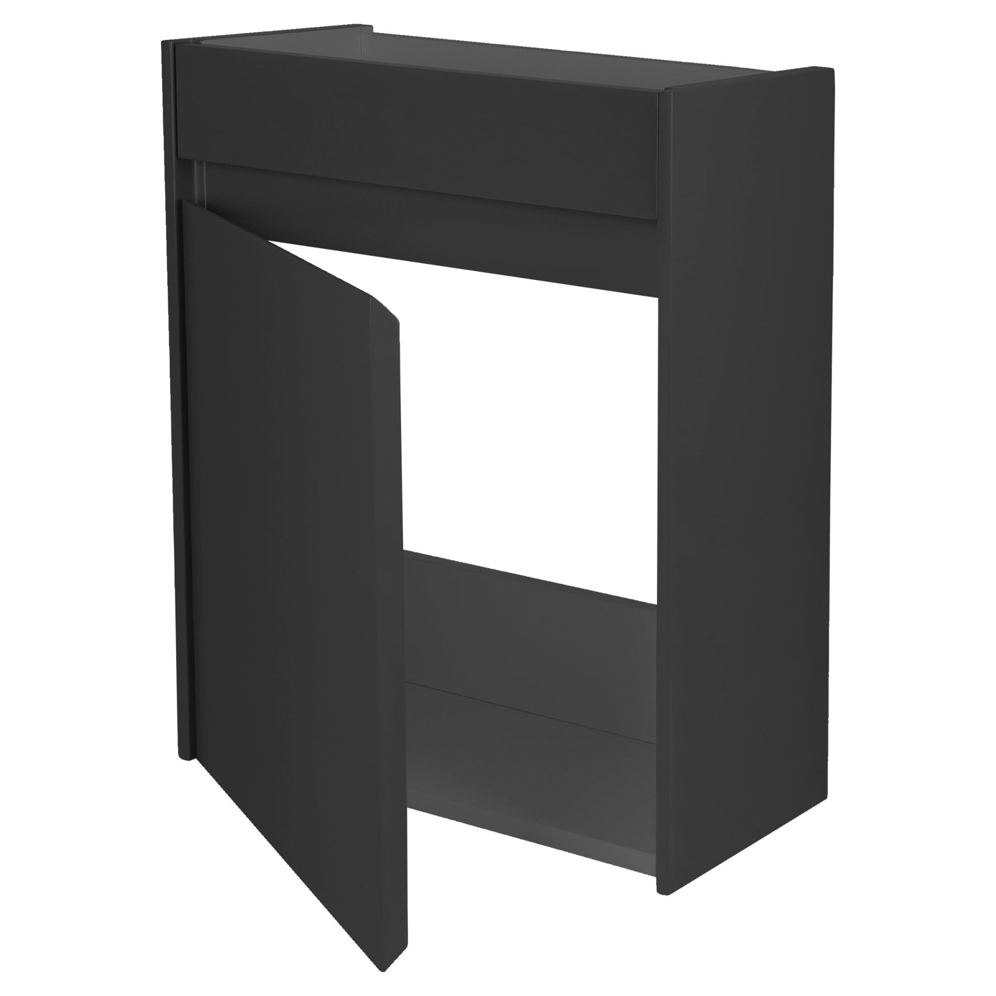 Differnz Hura L meubel links/rechts knock down FSC® | antraciet | 40 cm - Mozaiektegel.com