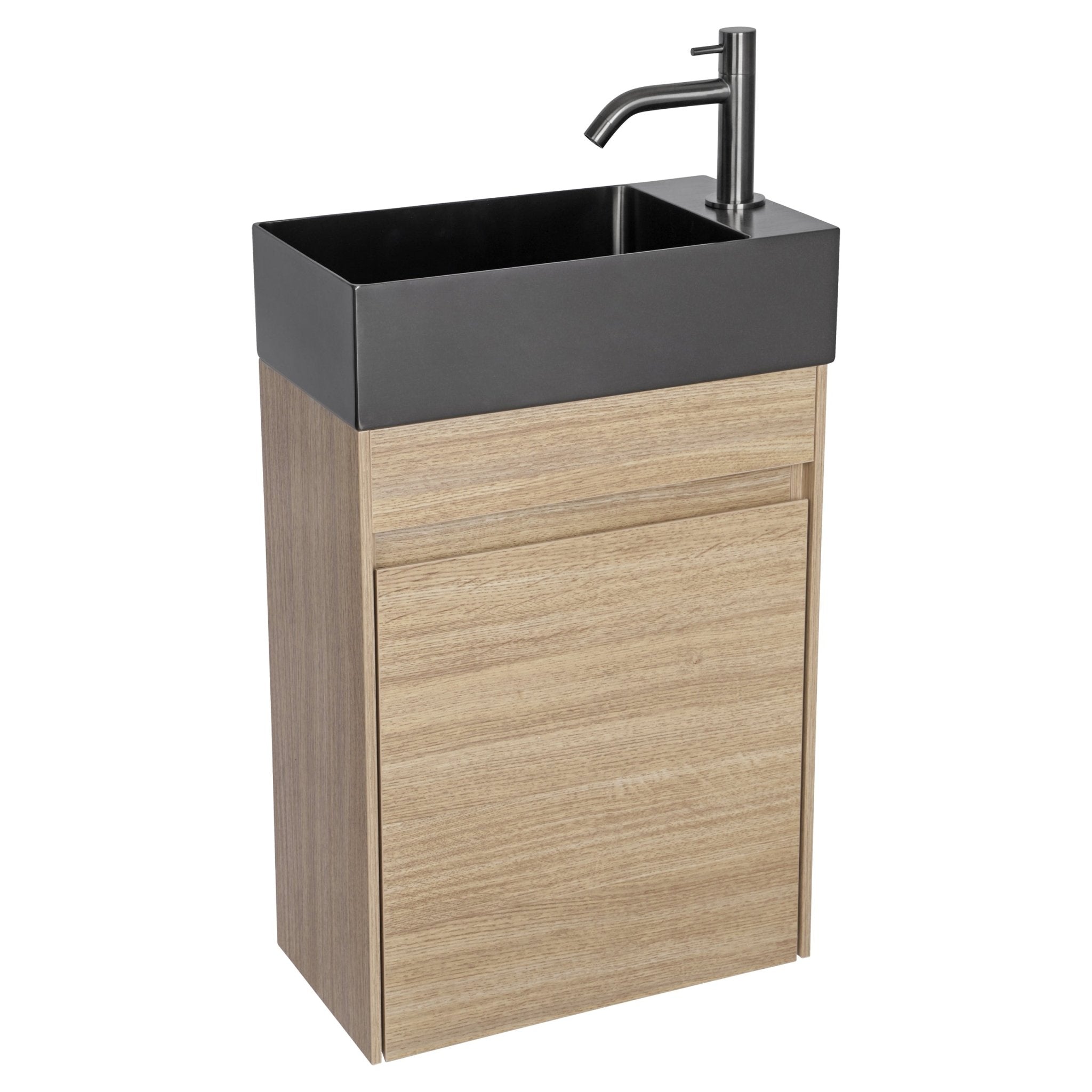 Differnz Hura L meubel links/rechts knock down FSC® | eiken | 40 cm - Mozaiektegel.com