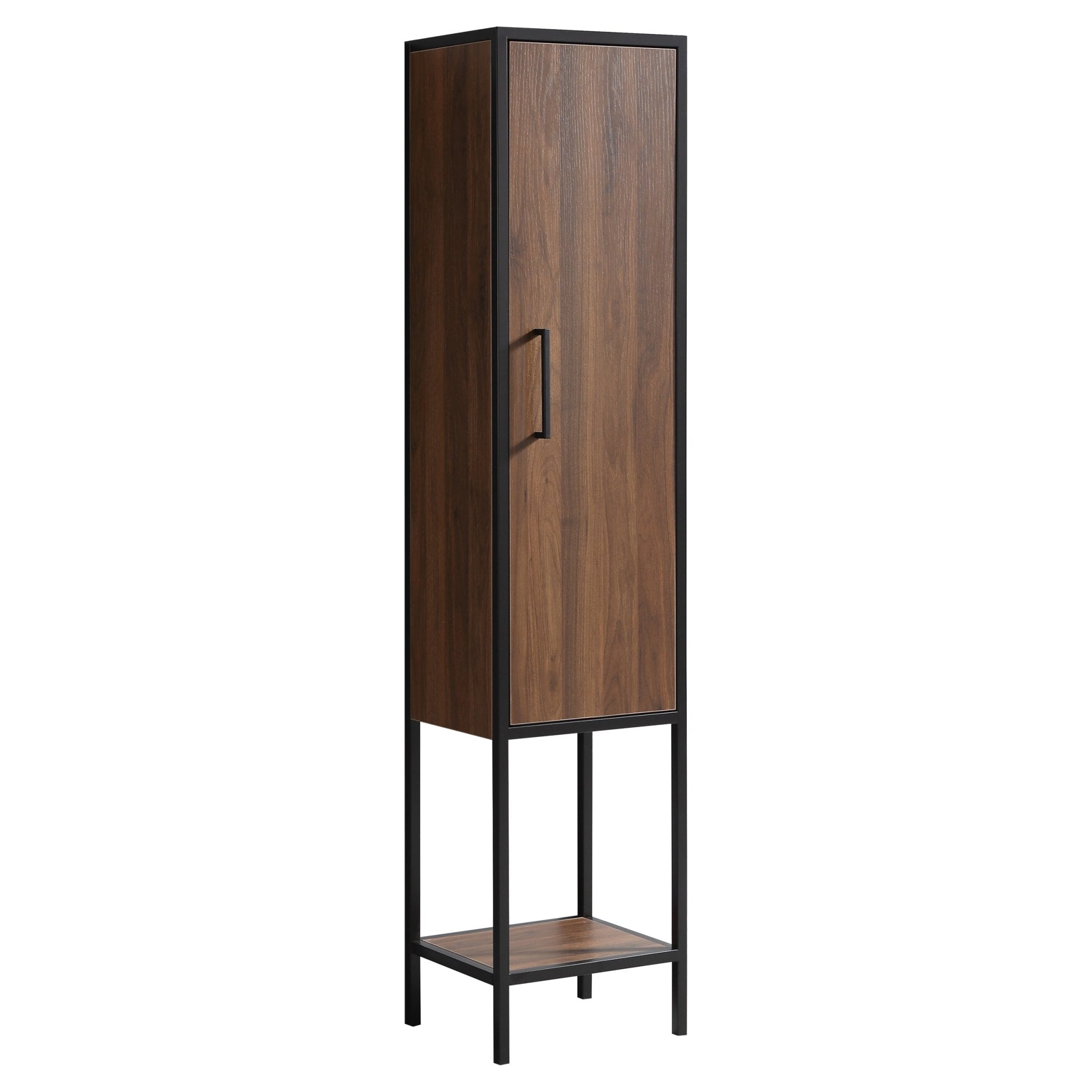 Differnz Industrial kolomkast FSC® | walnut | 35 x 30 x 160 cm - Mozaiektegel.com