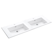 Differnz Industrial wastafel | wit | 140 x 46 cm - Mozaiektegel.com