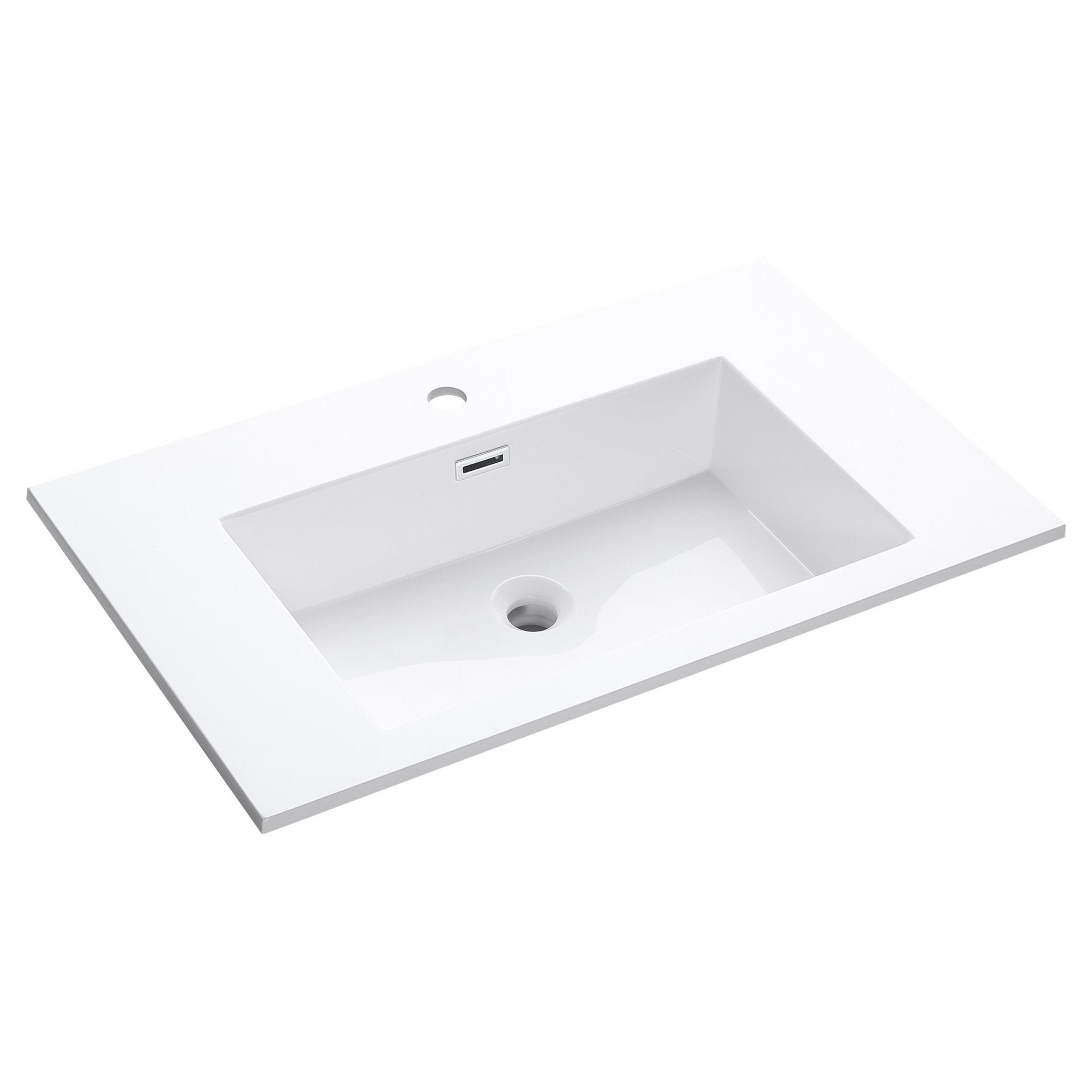 Differnz Industrial wastafel | wit | 75 x 46 cm - Mozaiektegel.com