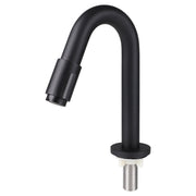 Differnz koudwaterkraan gebogen - 19 cm - mat zwart - Mozaiektegel.com