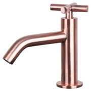 Differnz koudwaterkraan kruis - rood koper - Mozaiektegel.com