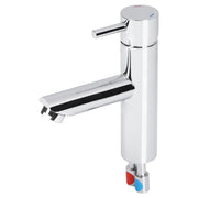 Differnz kraan koud/warm - recht - chroom - Mozaiektegel.com