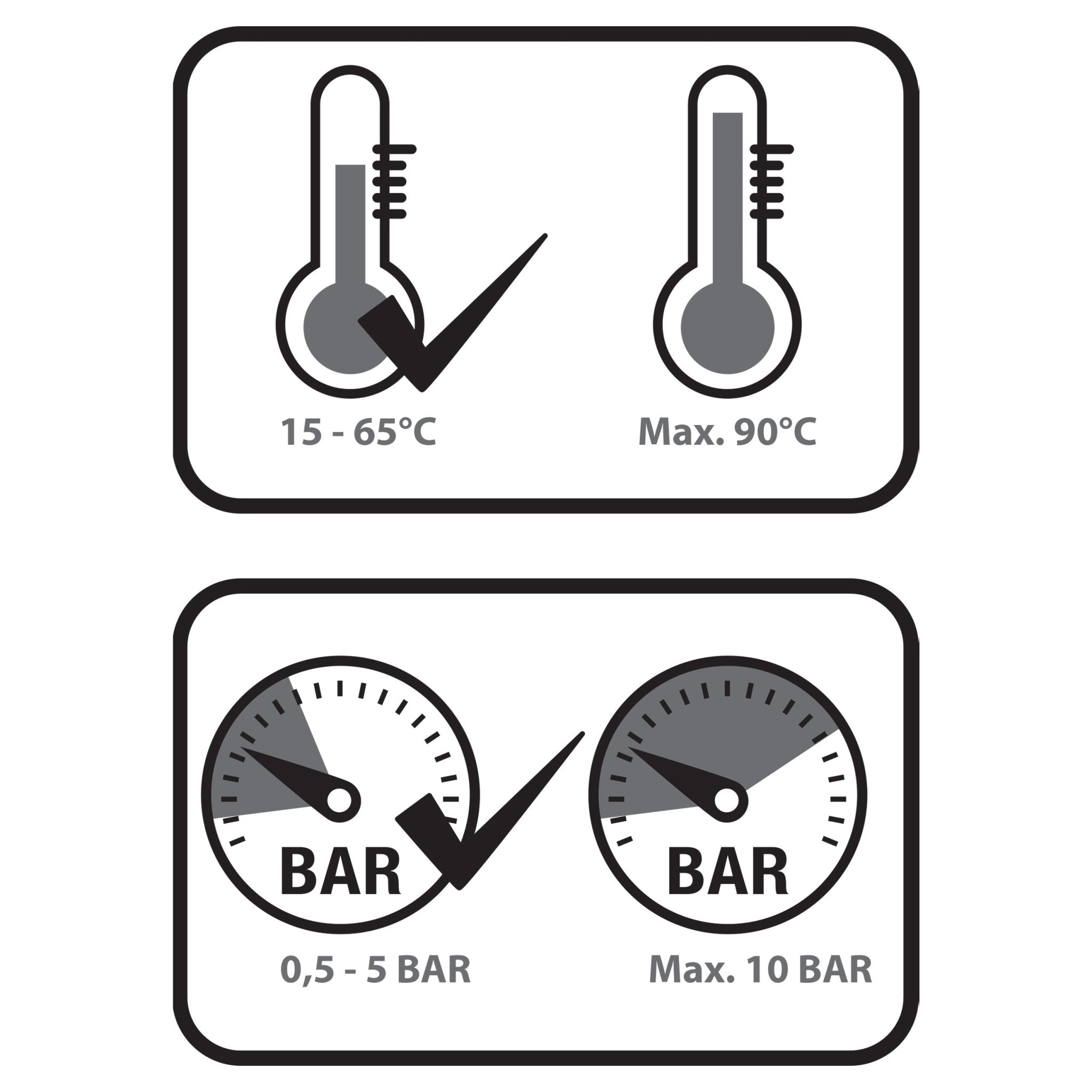 Differnz kraan koud/warm - recht - chroom - Mozaiektegel.com
