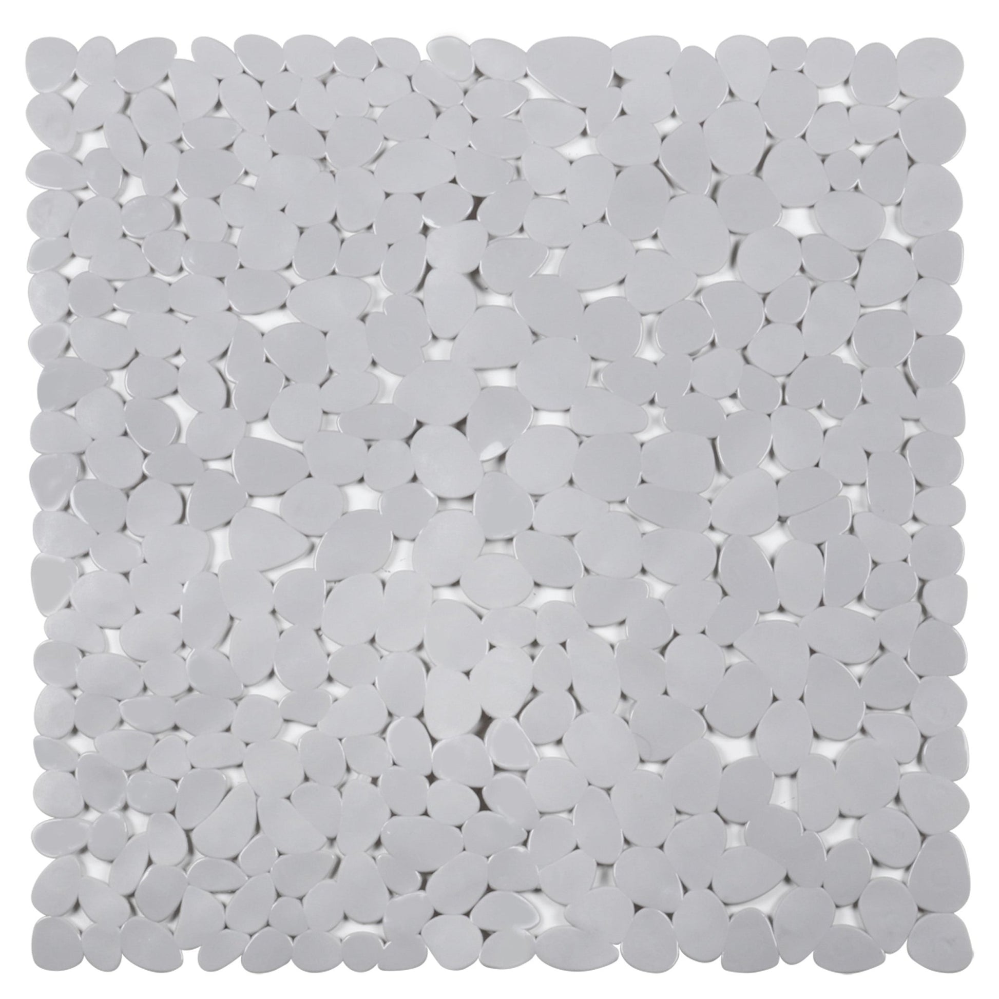 Differnz Lapis inlegmat douche - 100% PVC - anti - slip laag - 54 x 54 cm - grijs - Mozaiektegel.com