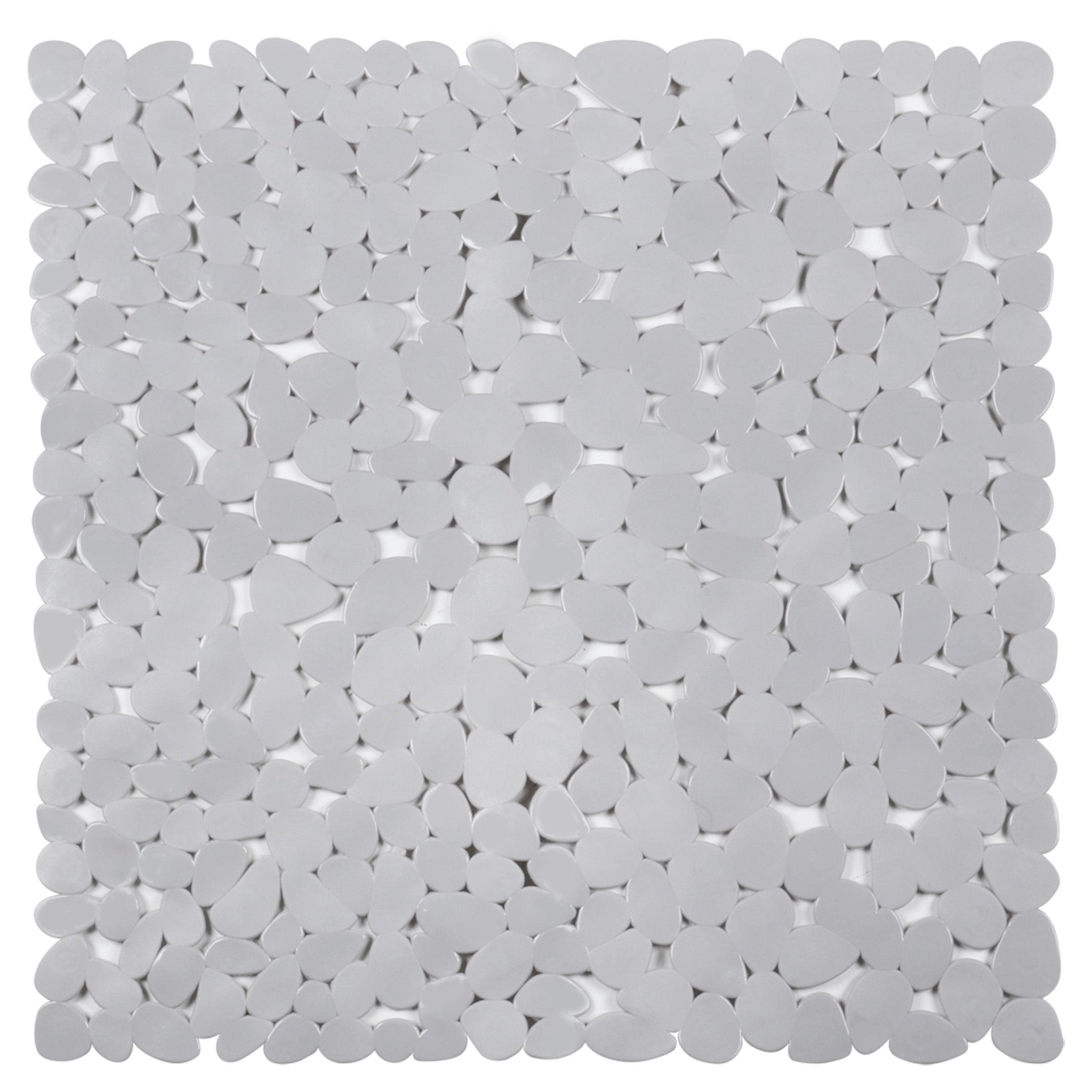 Differnz Lapis inlegmat douche - 100% PVC - anti - slip laag - 54 x 54 cm - grijs - Mozaiektegel.com