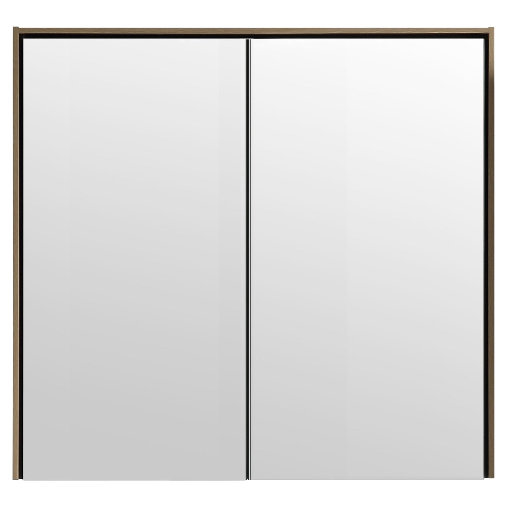 Differnz Legs spiegelkast FSC® | groen | 60 x 15 x 75 cm - Mozaiektegel.com