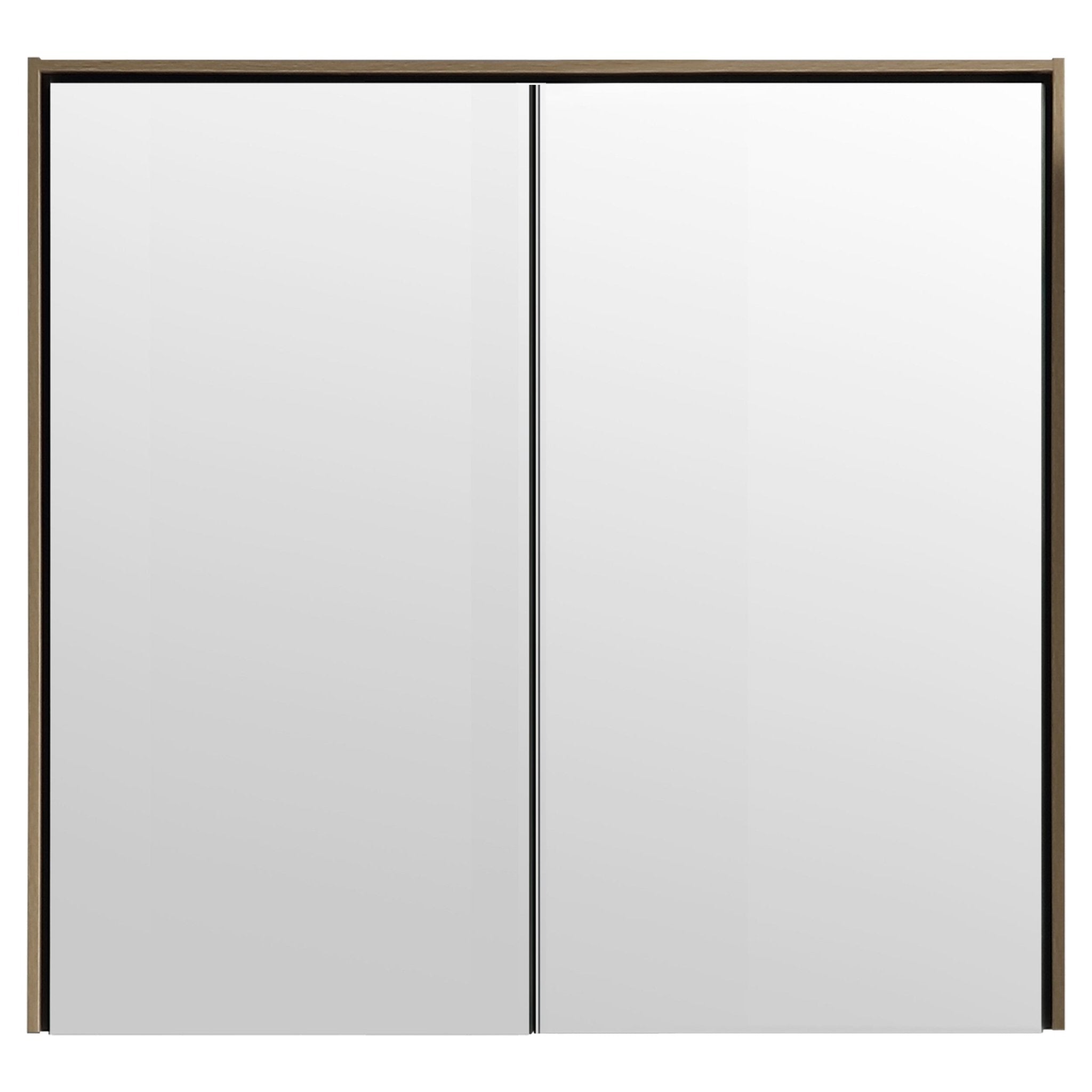 Differnz Legs spiegelkast FSC® | groen | 60 x 15 x 75 cm - Mozaiektegel.com