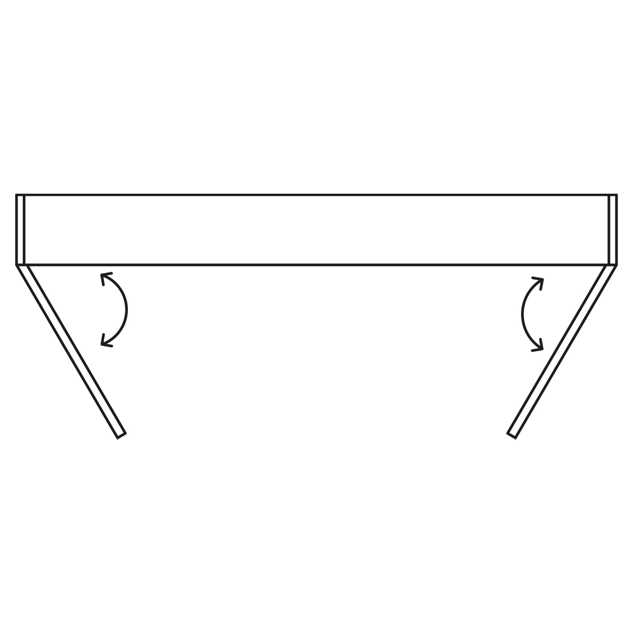 Differnz Legs spiegelkast FSC® | groen | 60 x 15 x 75 cm - Mozaiektegel.com