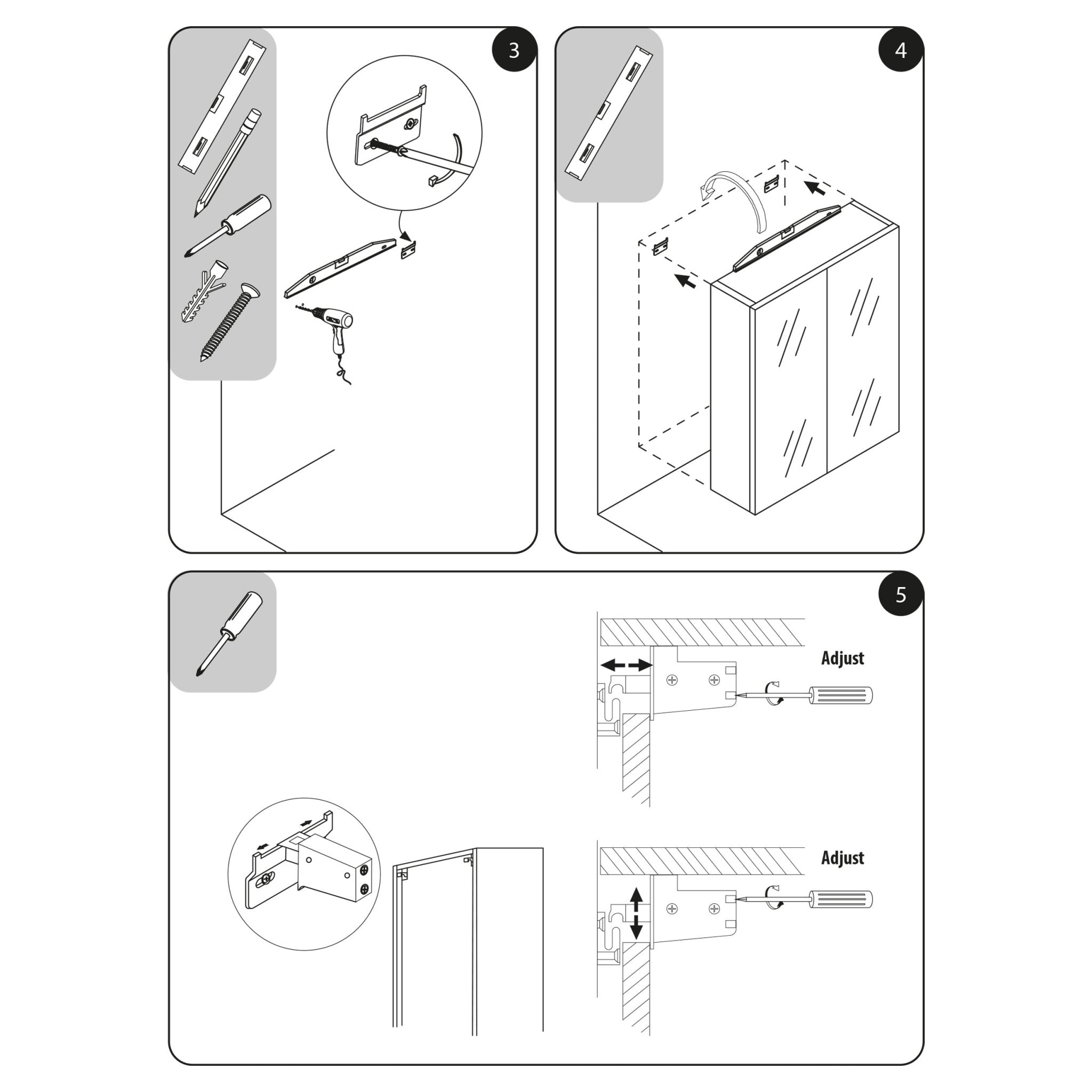 Differnz Legs spiegelkast FSC® | groen | 90 x 15 x 75 cm - Mozaiektegel.com