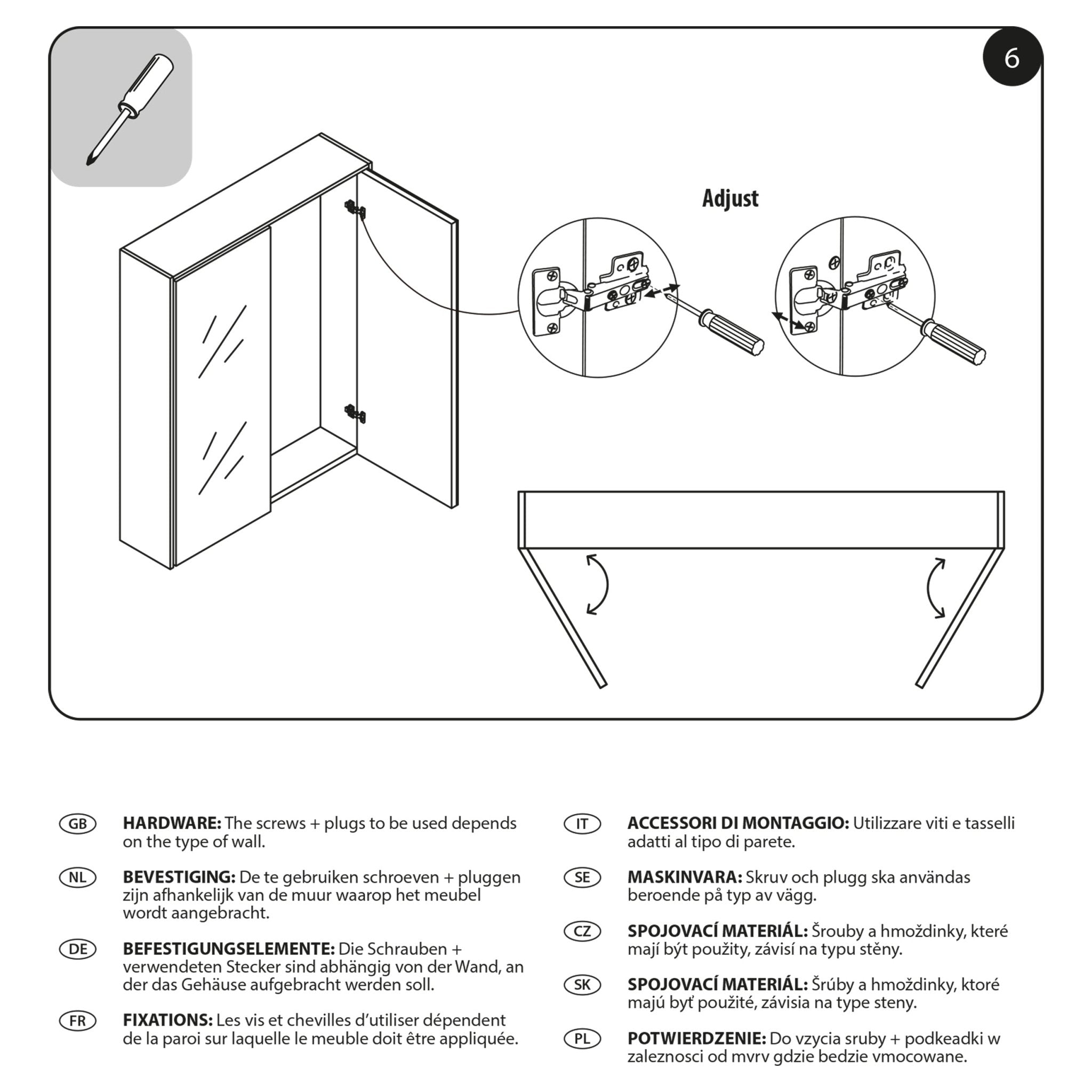 Differnz Legs spiegelkast FSC® | groen | 90 x 15 x 75 cm - Mozaiektegel.com