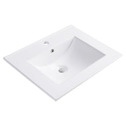 Differnz Legs wastafel | wit | 61.5 x 46.5 cm - Mozaiektegel.com