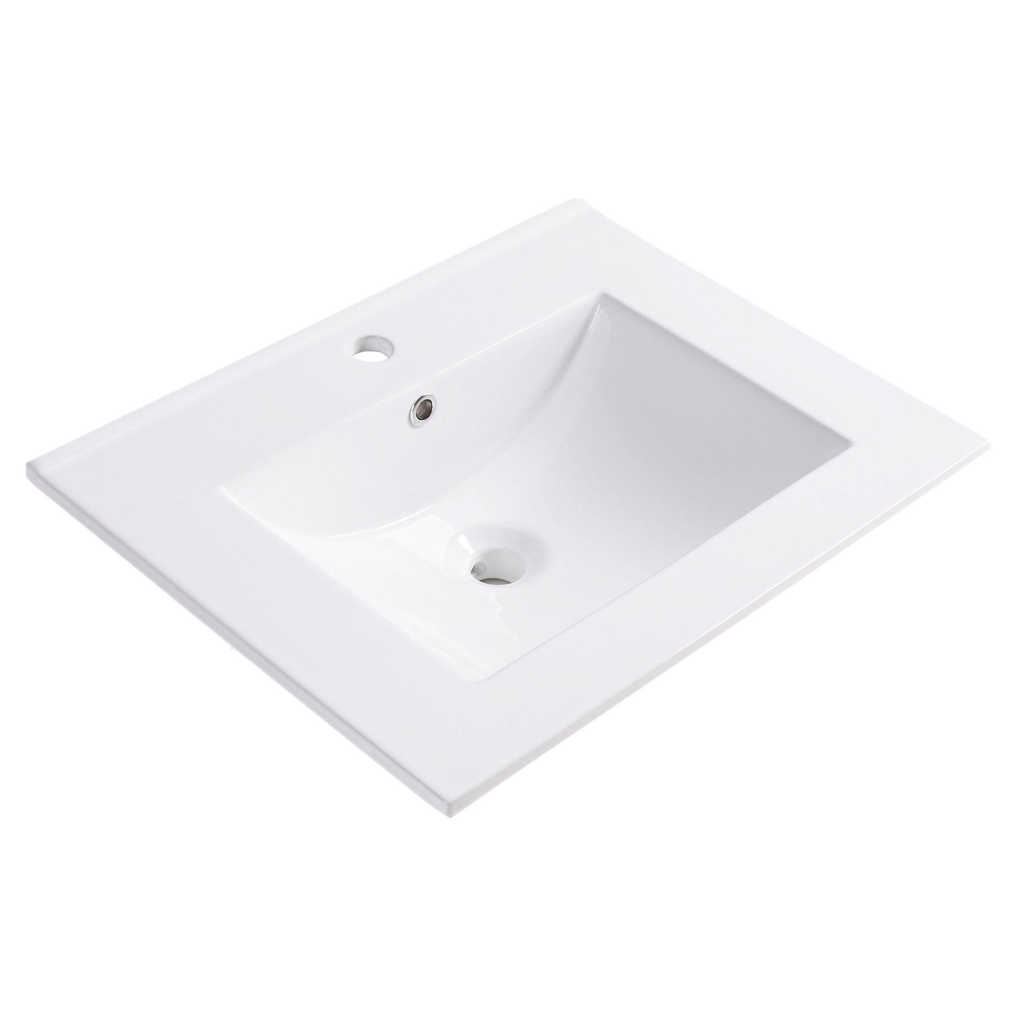 Differnz Legs wastafel | wit | 61.5 x 46.5 cm - Mozaiektegel.com