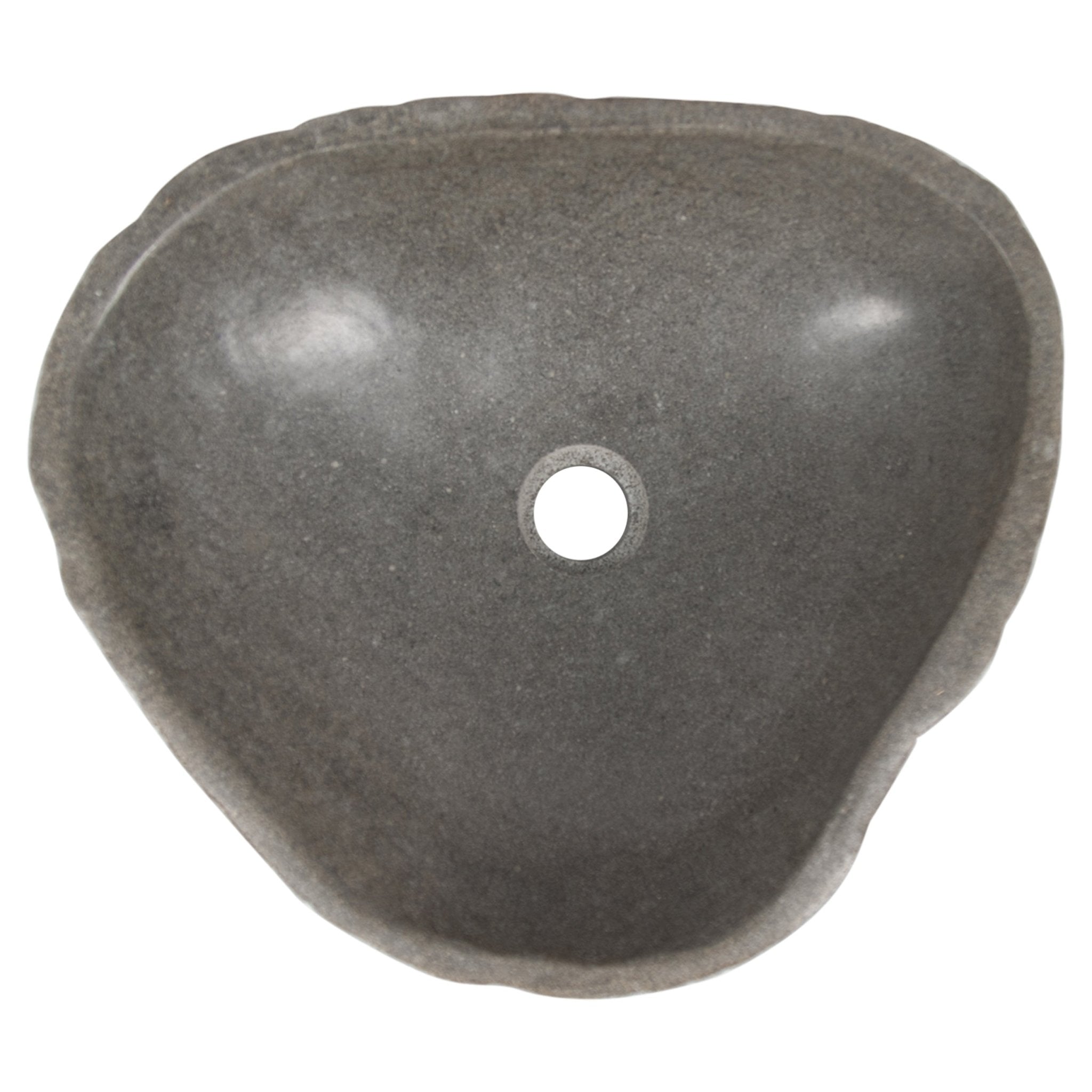 Differnz Lombok waskom duo - riviersteen | Ø 40 - 50 x 15 cm - Mozaiektegel.com