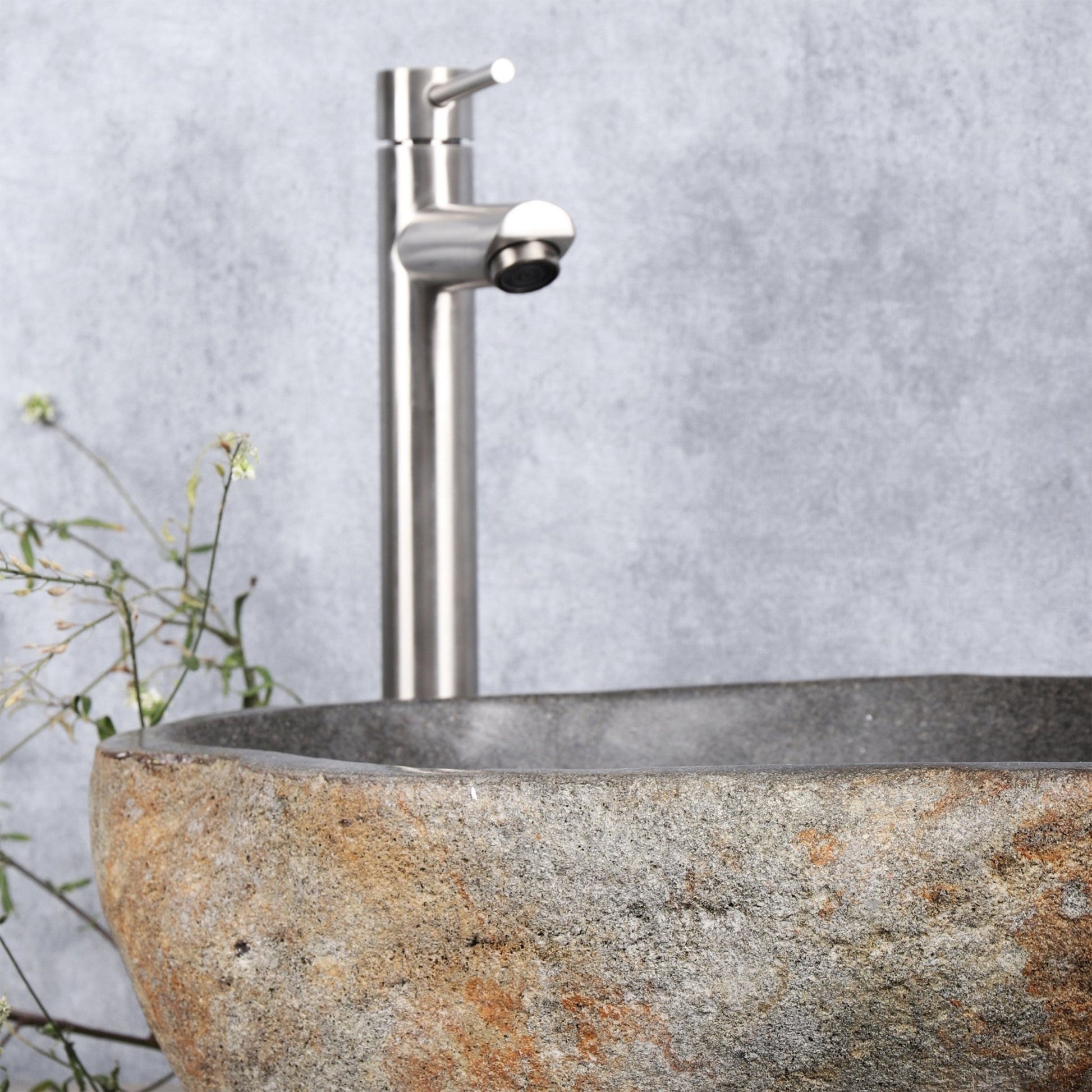 Differnz Lombok waskom natuursteen | Ø 36 x 15 cm - Mozaiektegel.com