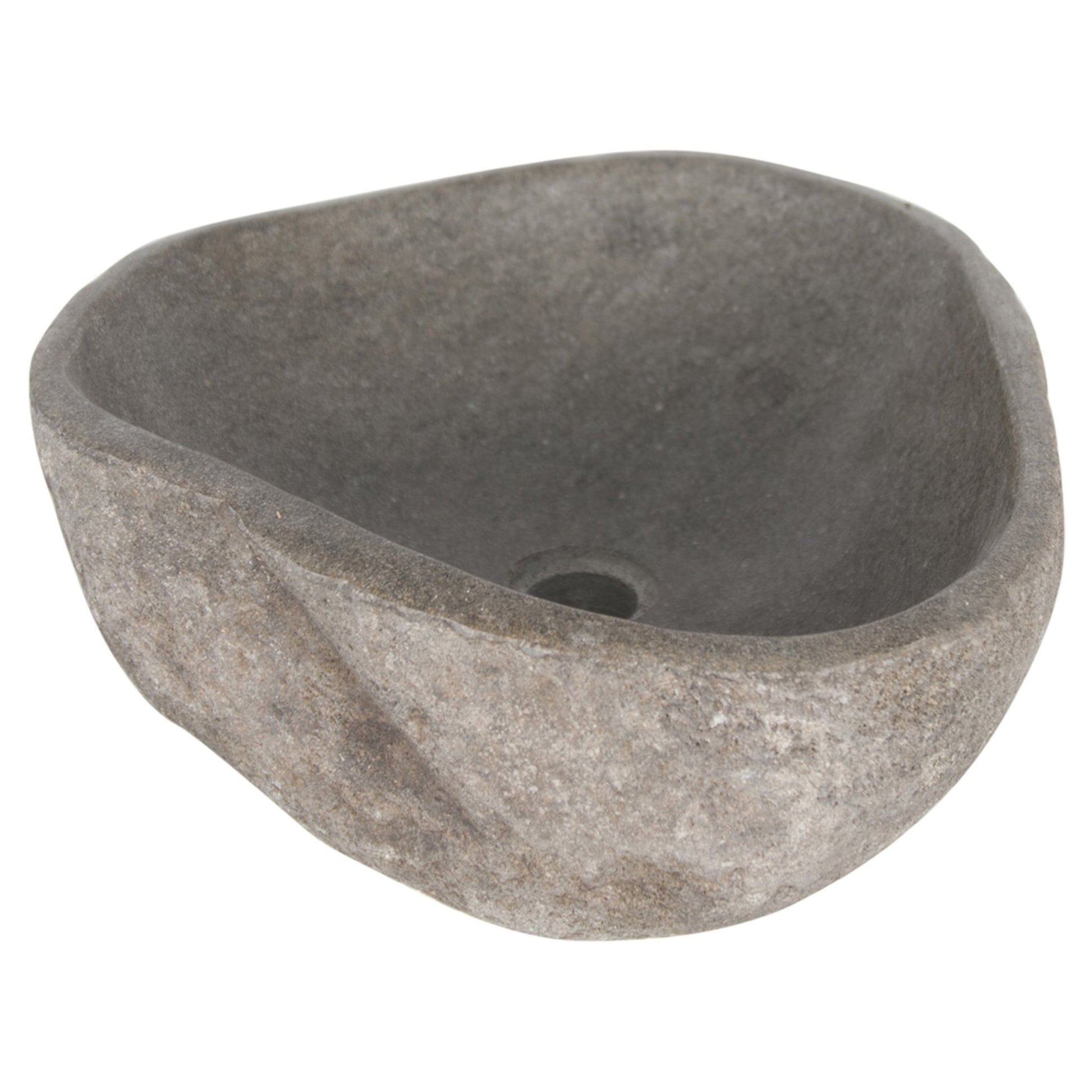 Differnz Lombok waskom riviersteen | Ø 40 - 50 x 15 cm - Mozaiektegel.com