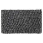 Differnz Popcorn badmat 100% katoen - geschikt voor vloerverwarming - 50 x 80 cm - antraciet - Mozaiektegel.com