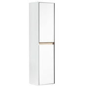 Differnz Providence hoge kast links en rechts, FSC® | wit | 40 x 30 x 160 cm - Mozaiektegel.com