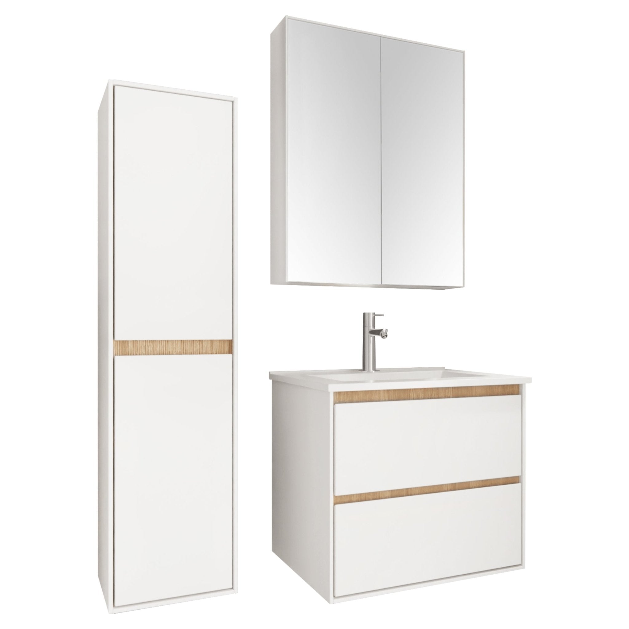 Differnz Providence onderkast FSC® | wit | 59 x 44.5 x 51.5 cm - Mozaiektegel.com