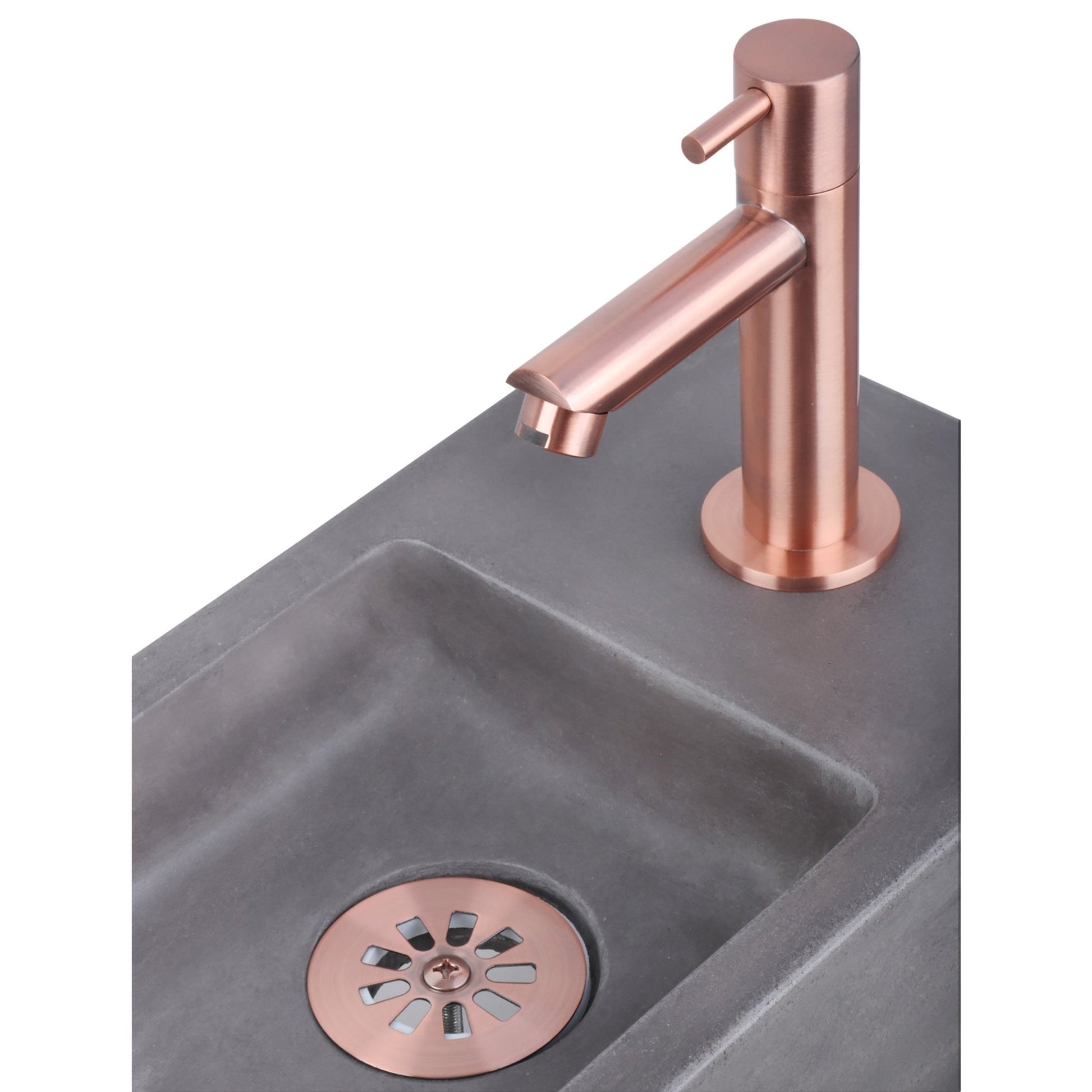 Differnz Ravo fontein beton - 38.5 x 18.5 x 9 cm - donkergrijs - Mozaiektegel.com