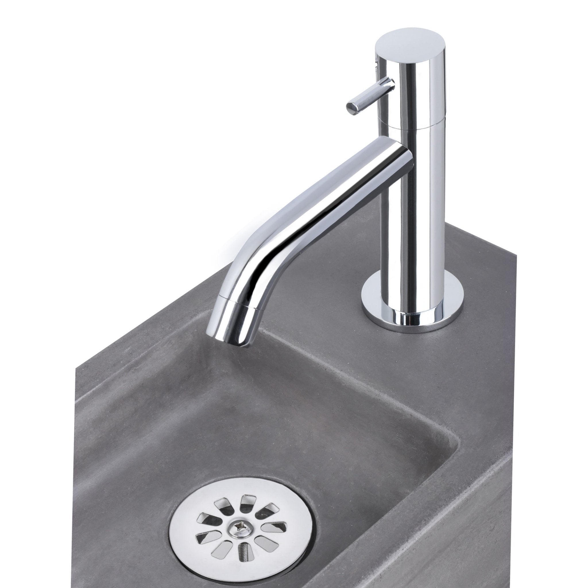 Differnz Ravo fontein beton - 38.5 x 18.5 x 9 cm - donkergrijs - Mozaiektegel.com