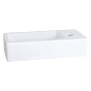 Differnz Ravo fontein keramiek - 38.5 x 18.5 x 9.5 cm - wit - Mozaiektegel.com