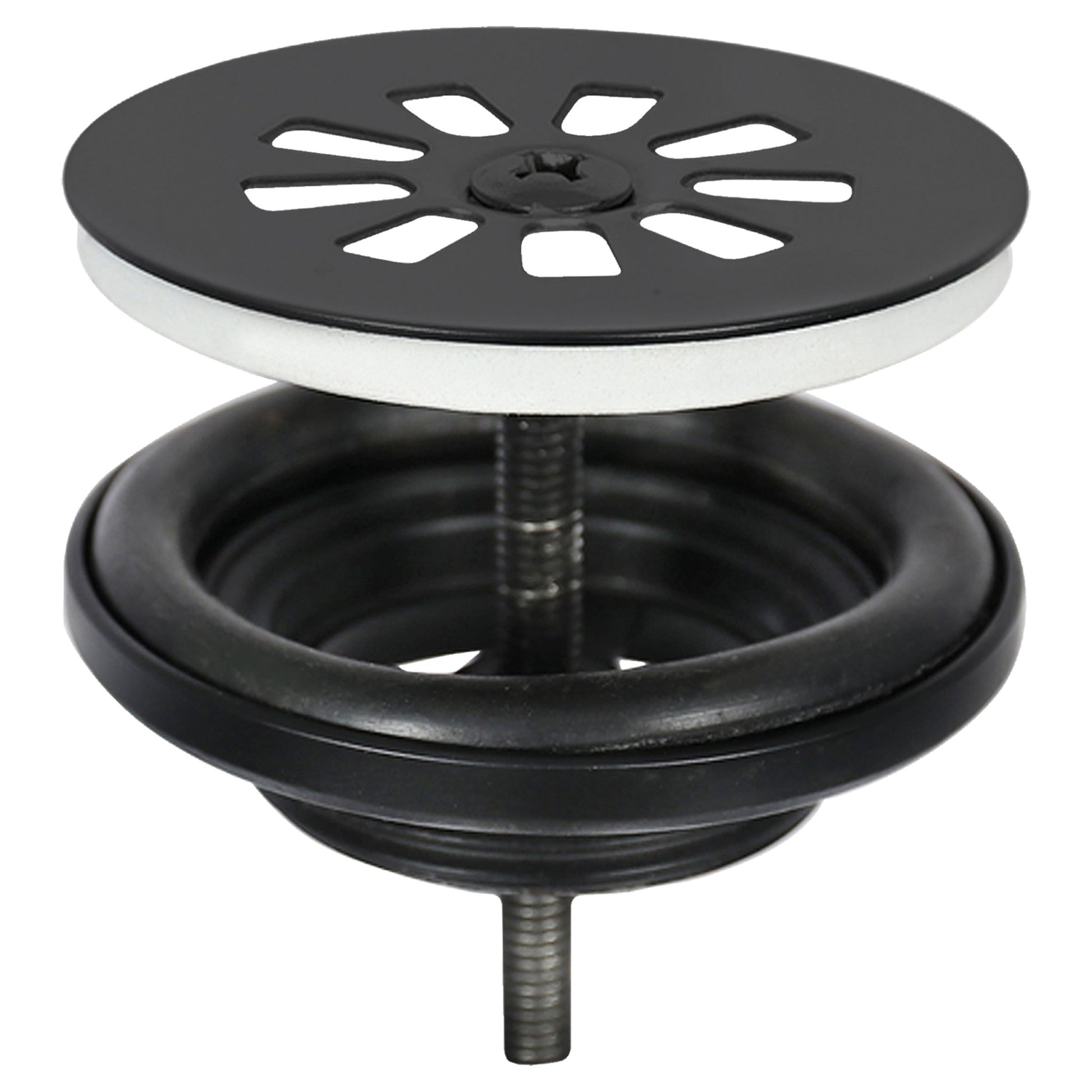 Differnz Ravo fonteinset links - keramiek - kraan recht - 38.5 x 18.5 x 9.5 cm - mat zwart - Mozaiektegel.com