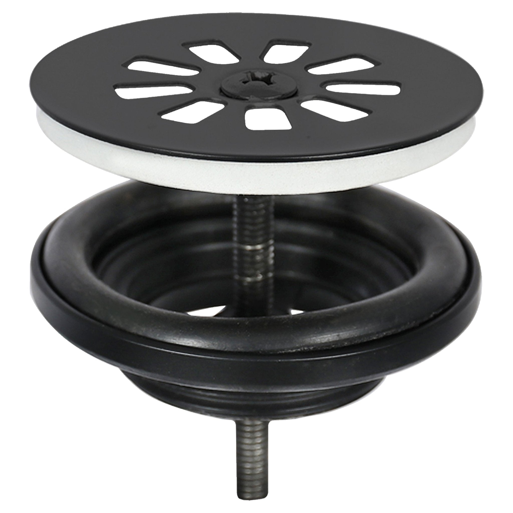 Differnz Ravo fonteinset links - keramiek - kraan recht - 38.5 x 18.5 x 9.5 cm - mat zwart - Mozaiektegel.com