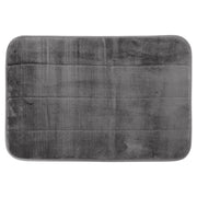 Differnz Relax badmat microfiber/normal foam - 60 x 40 cm - antraciet - Mozaiektegel.com