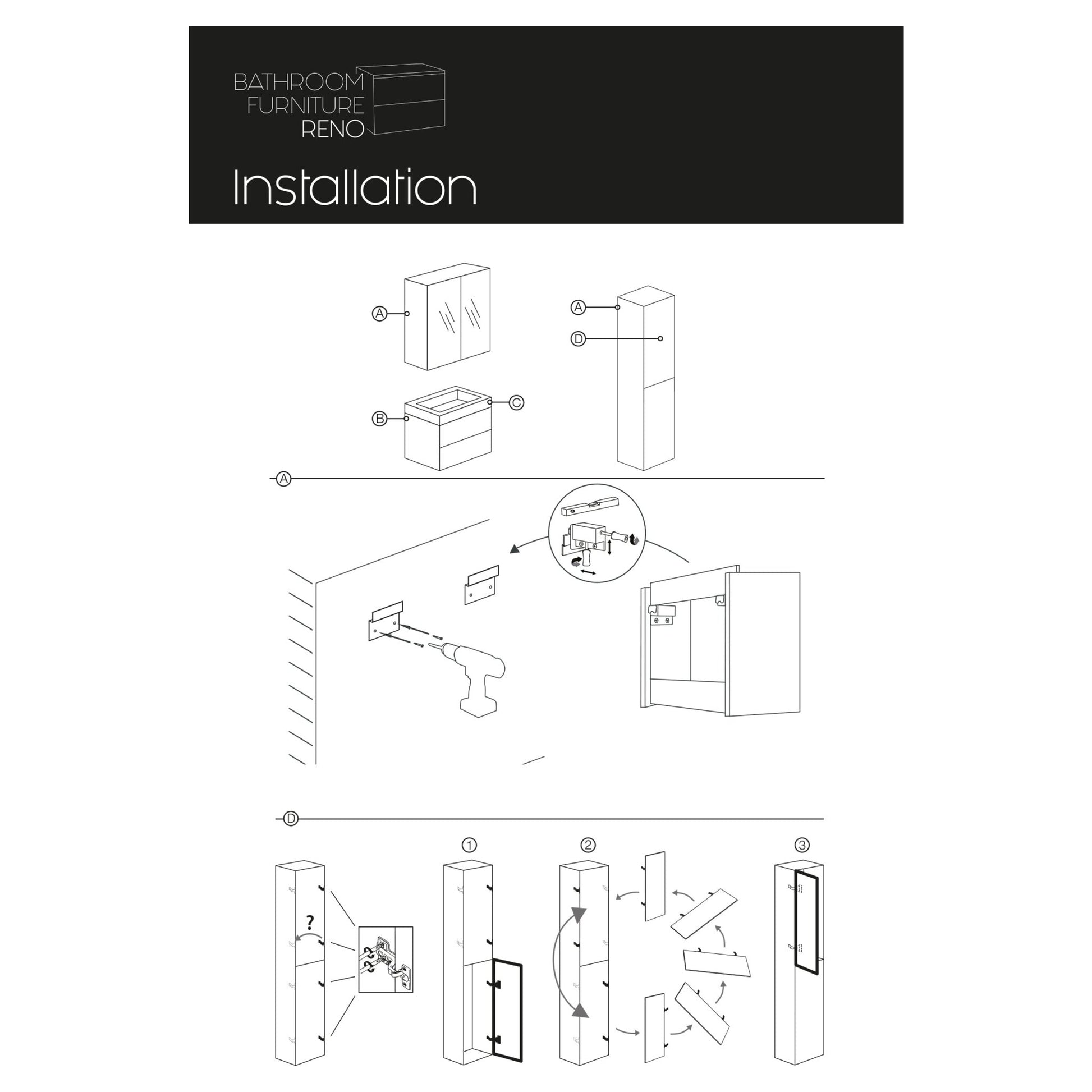 Differnz Reno hoge kast FSC® | eiken | 160 x 32 x 35 cm - Mozaiektegel.com