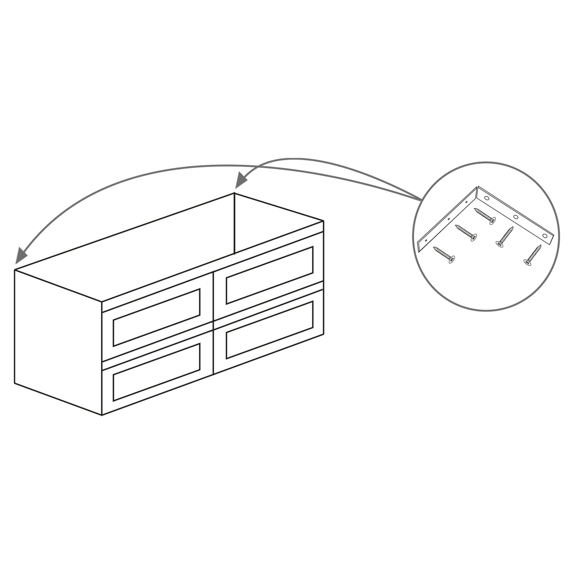 Differnz Reno onderkast FSC® | eiken | 120 cm - Mozaiektegel.com