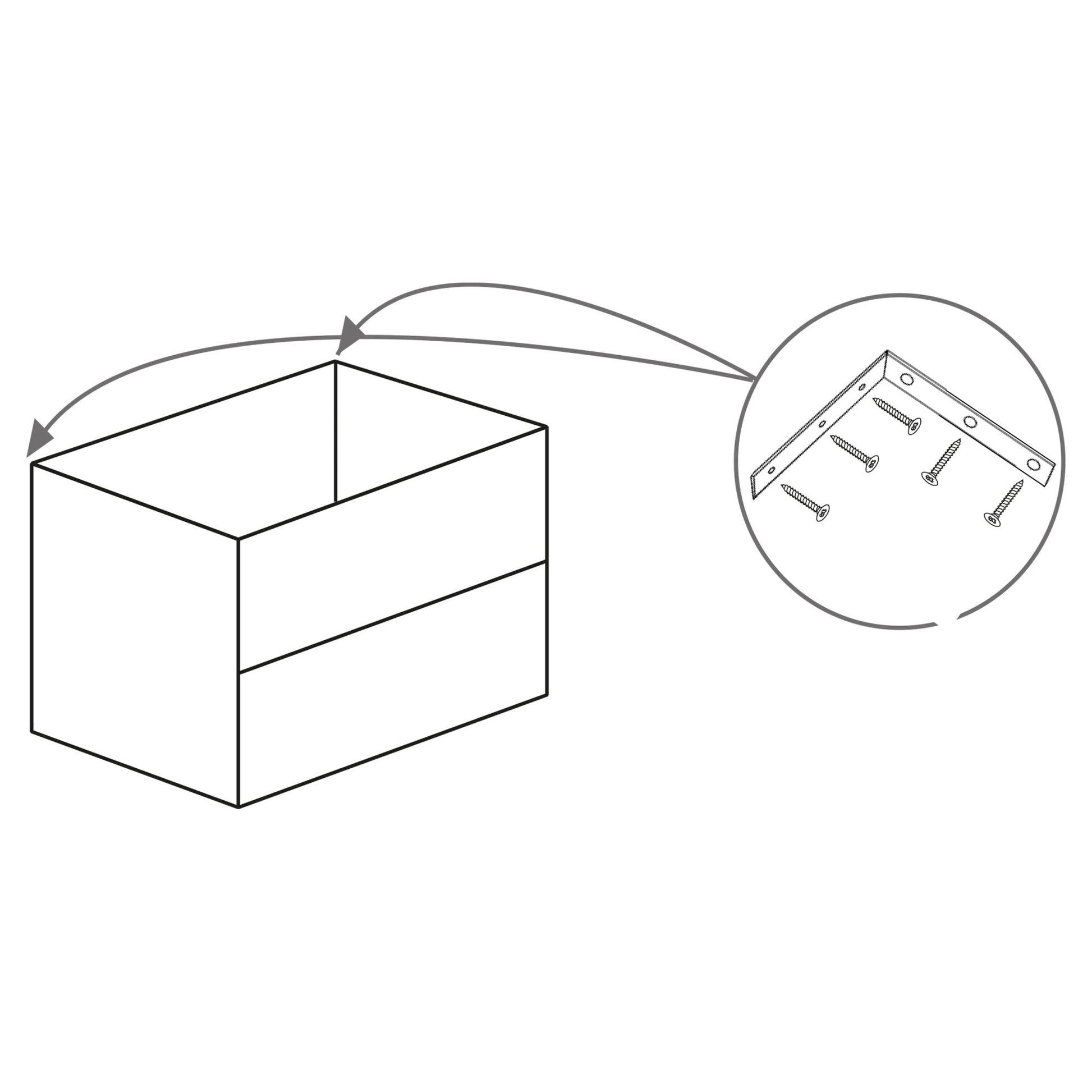 Differnz Reno onderkast FSC® | eiken | 75 cm - Mozaiektegel.com