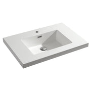 Differnz Reno wastafel | wit | 75 x 50 x 5 cm - Mozaiektegel.com