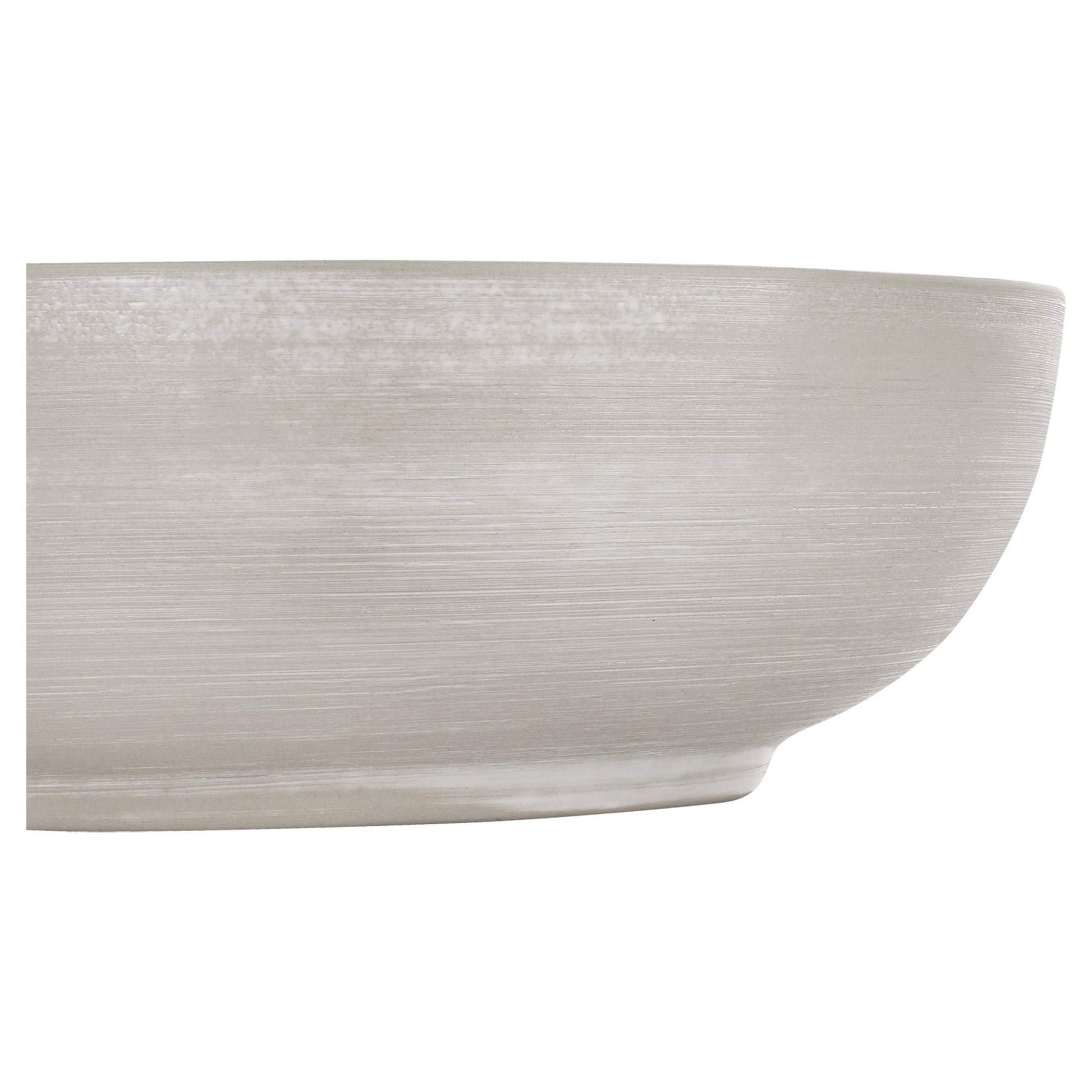 Differnz Shine waskom keramiek | grijs/zilver | Ø 40 x 13.5 cm - Mozaiektegel.com