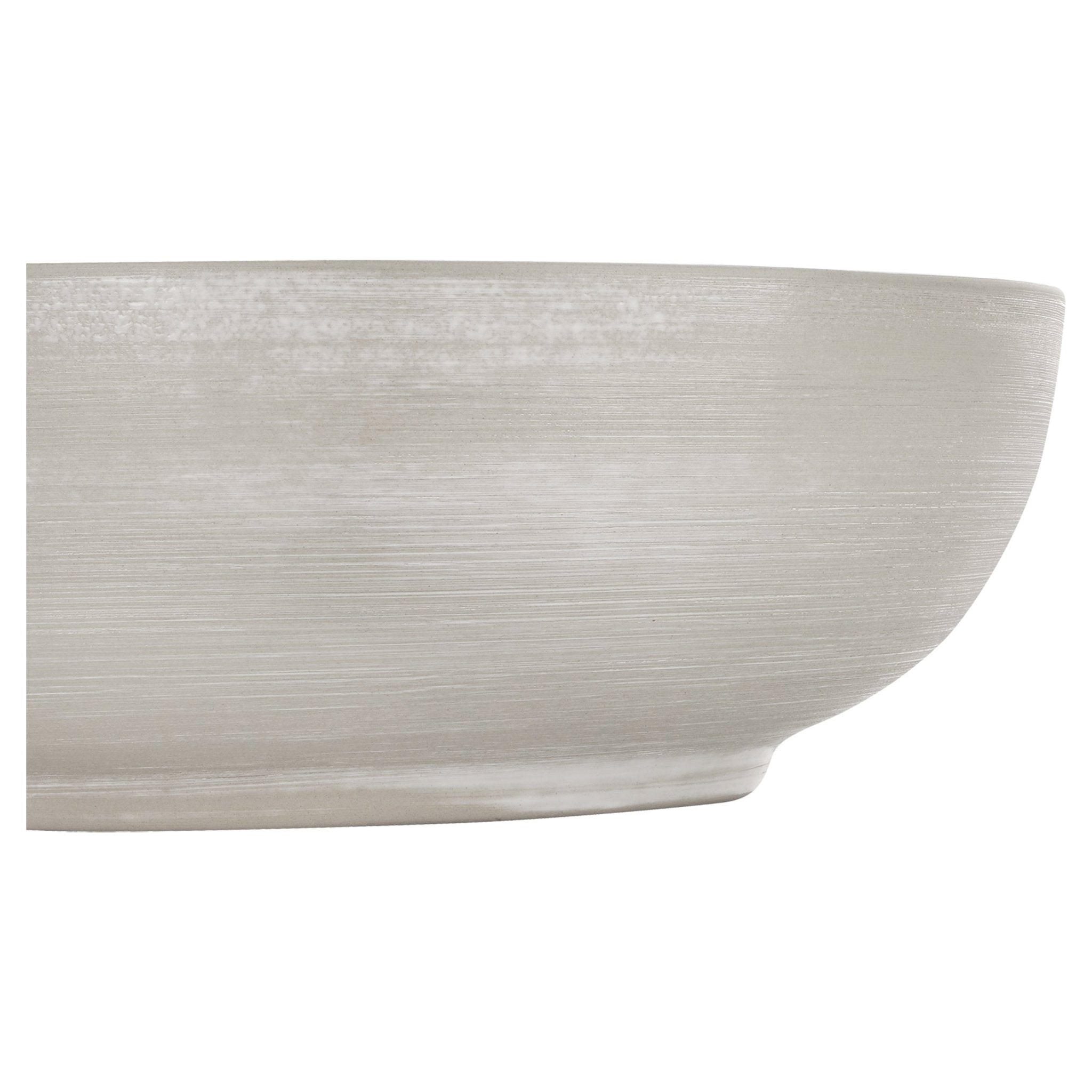 Differnz Shine waskom keramiek | grijs/zilver | Ø 40 x 13.5 cm - Mozaiektegel.com