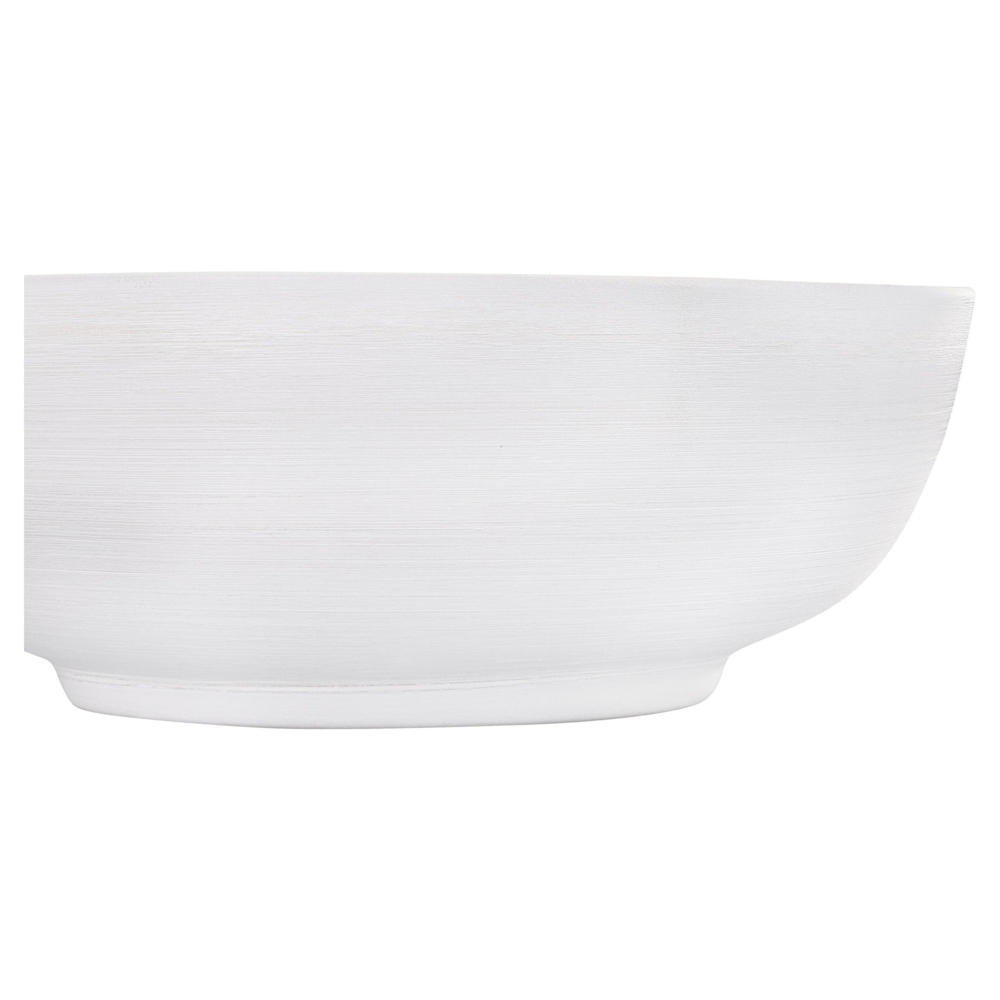 Differnz Shine waskom keramiek | wit/goud | Ø 40 x 13.5 cm - Mozaiektegel.com