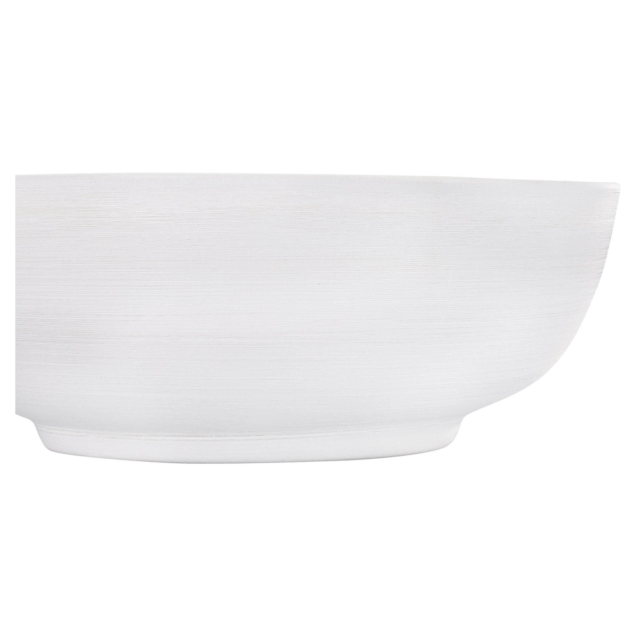 Differnz Shine waskom keramiek | wit/goud | Ø 40 x 13.5 cm - Mozaiektegel.com