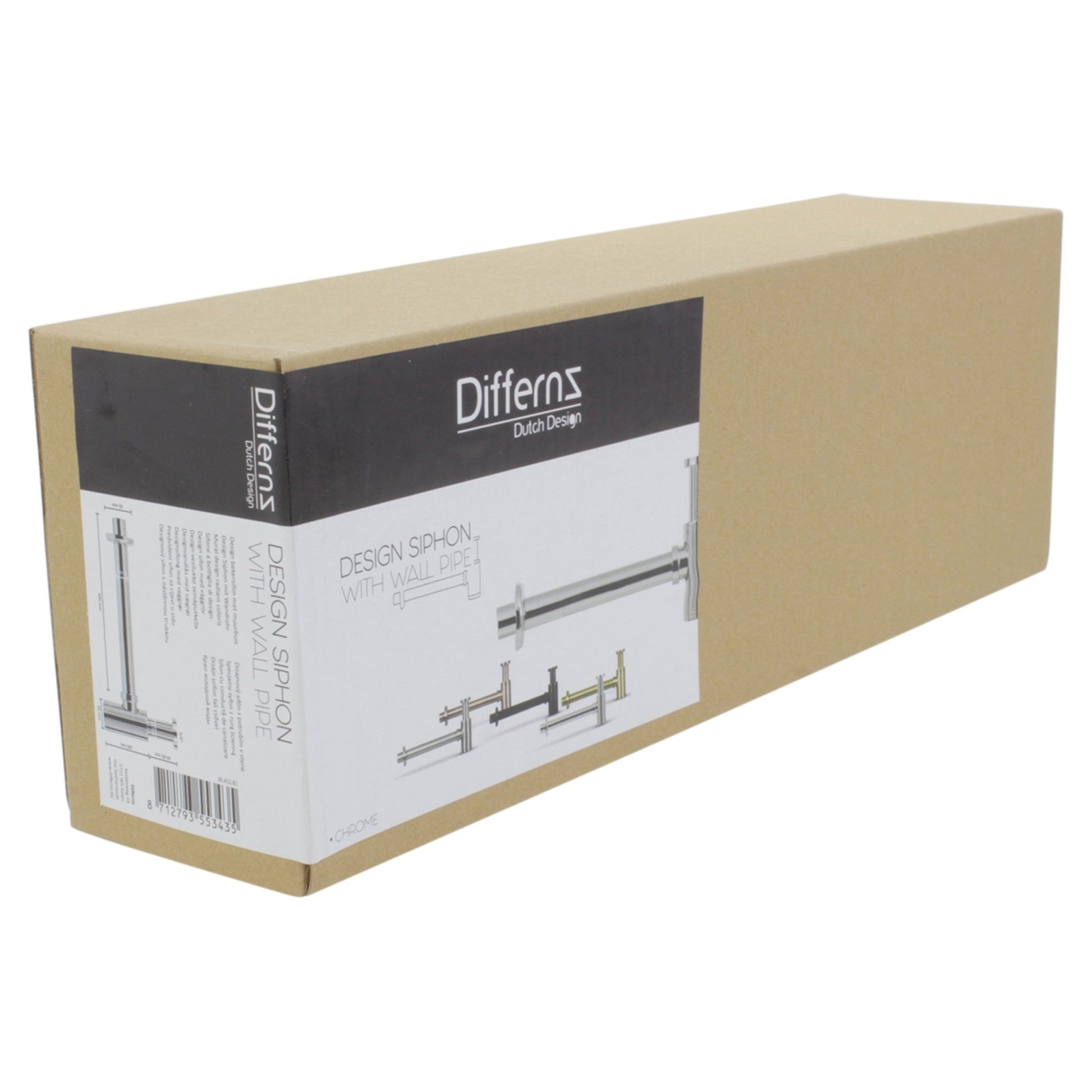 Differnz sifon | chroom | 300mm - Mozaiektegel.com