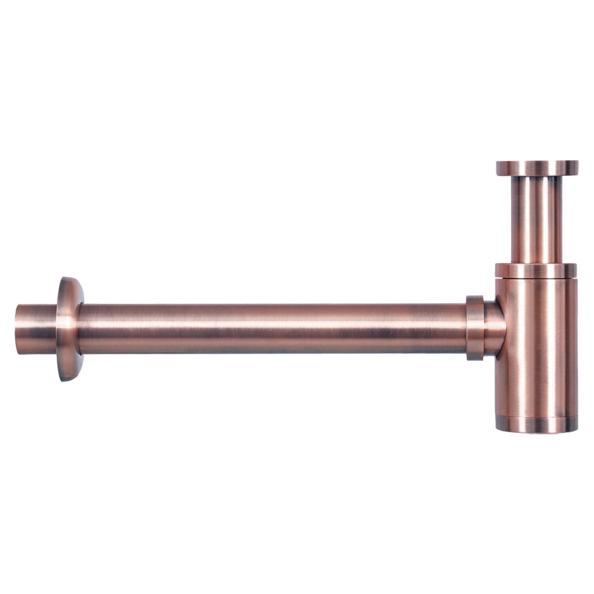 Differnz sifon | rood koper | 300mm - Mozaiektegel.com