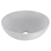 Differnz Slim waskom keramiek | betonlook lichtgrijs | Ø 28.5 x 12.5 cm - Mozaiektegel.com