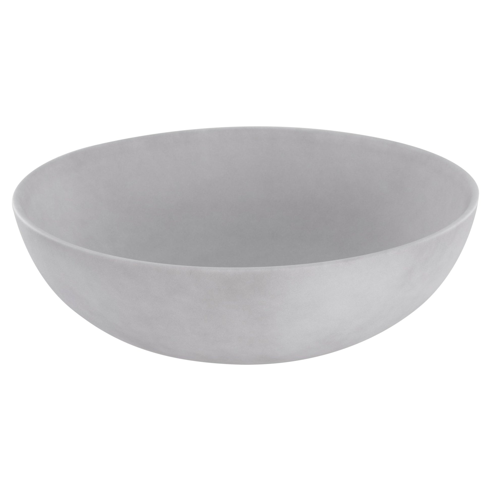 Differnz Slim waskom keramiek | betonlook lichtgrijs | Ø 28.5 x 12.5 cm - Mozaiektegel.com