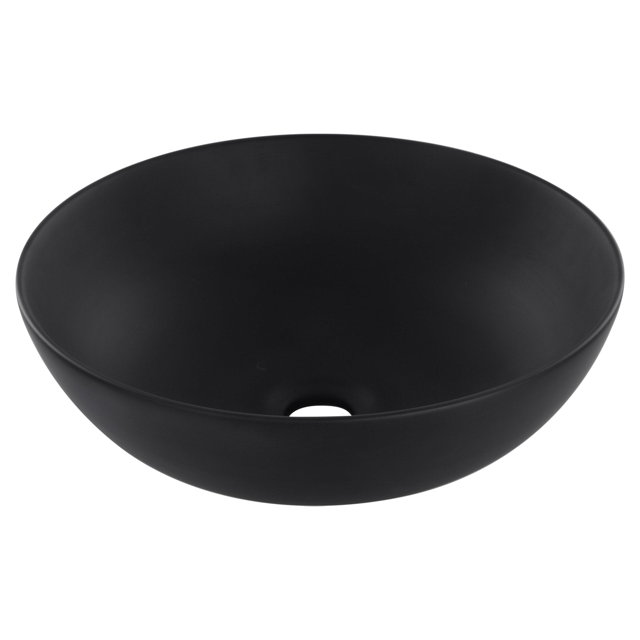 Differnz Slim waskom keramiek | mat zwart | Ø 28.5 x 12.5 cm - Mozaiektegel.com