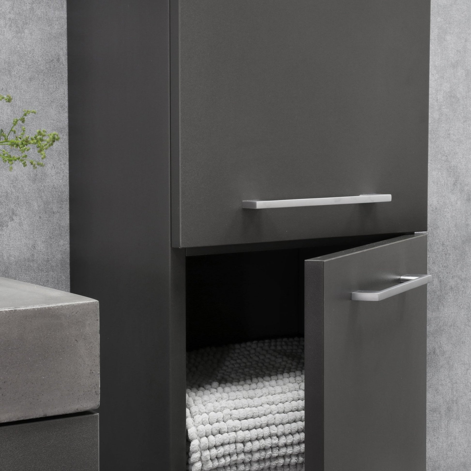 Differnz Somero hoge kast links/rechts | antraciet - Mozaiektegel.com