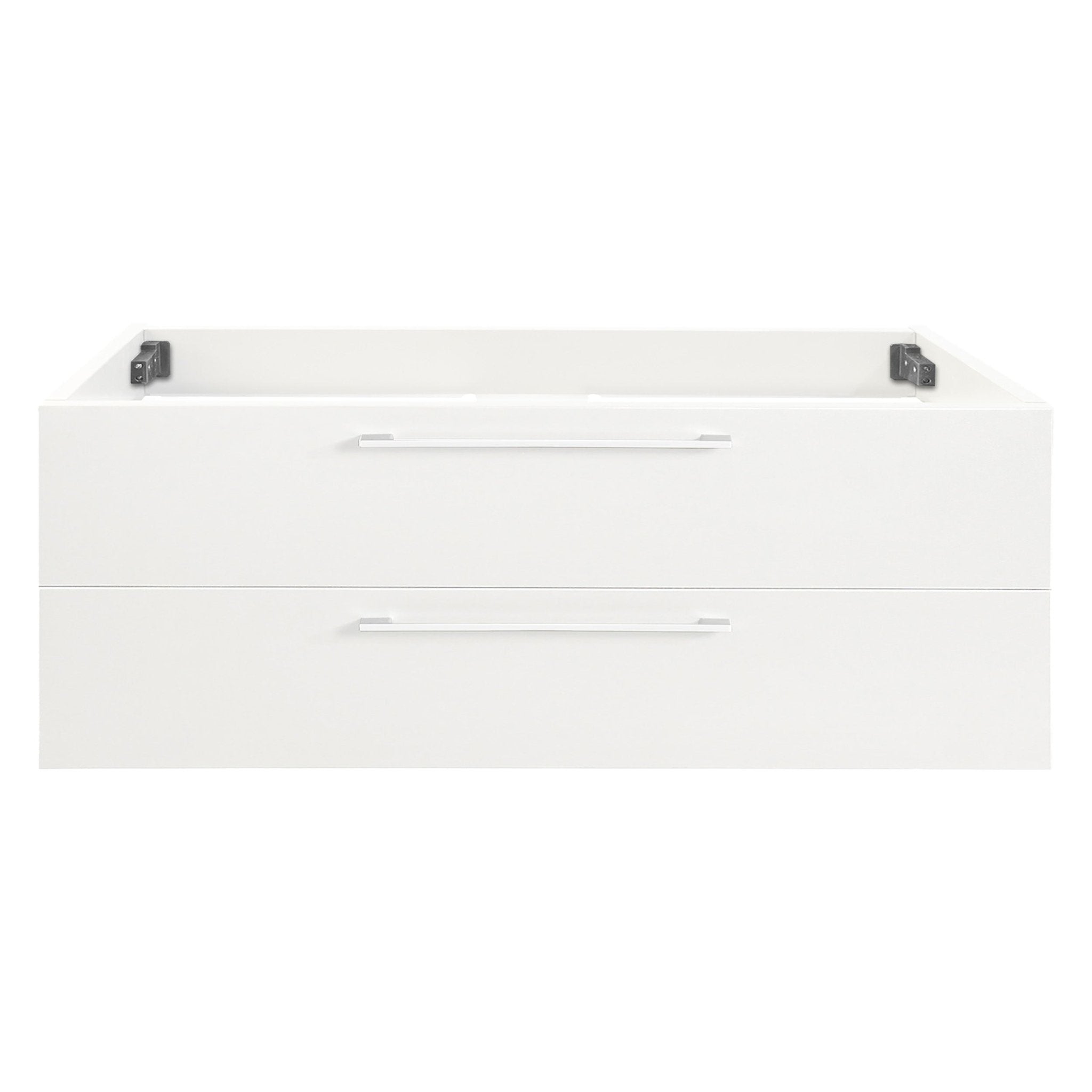 Differnz Somero onderkast 2 lades | hoogglans wit | 100 cm - Mozaiektegel.com