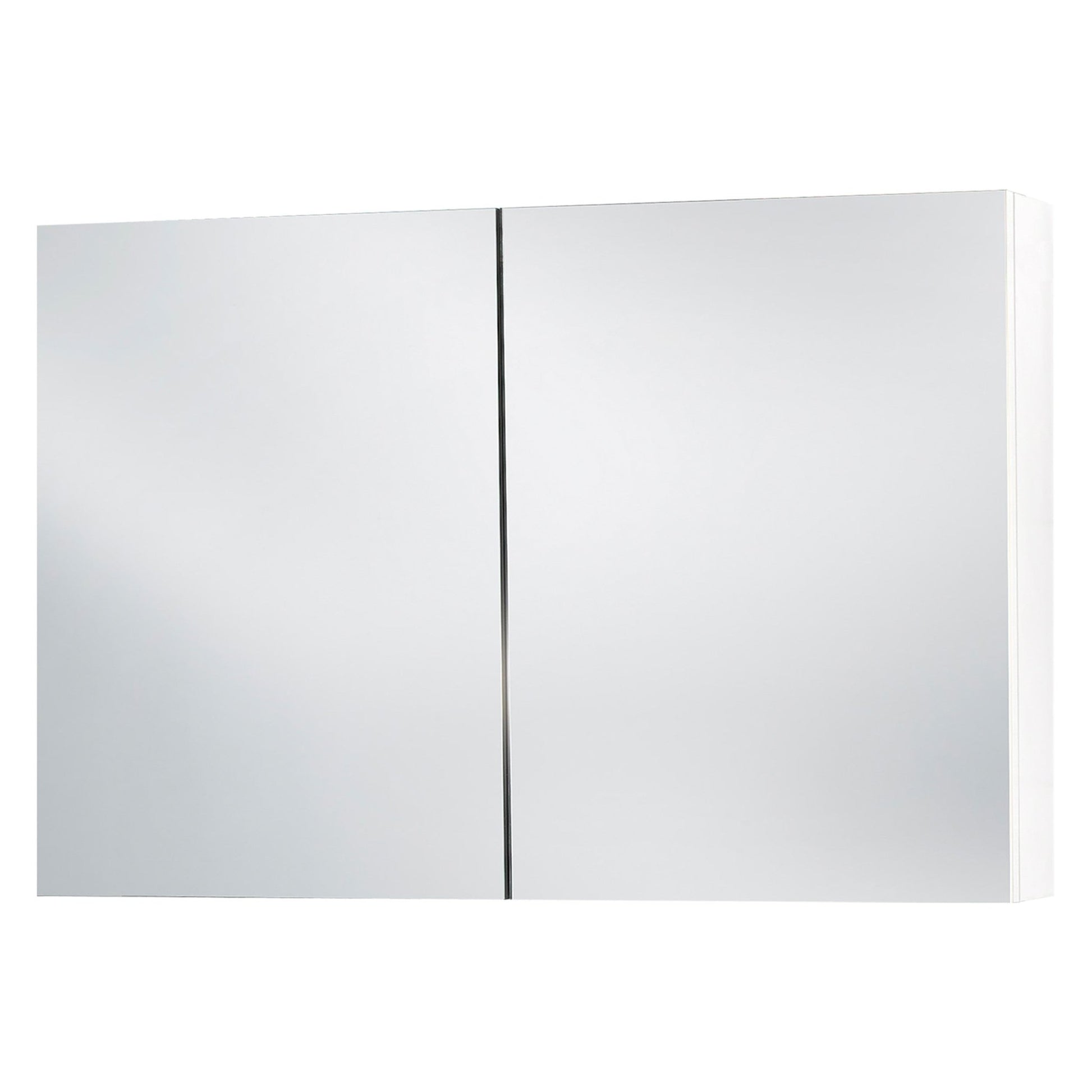 Differnz Somero spiegelkast | hoogglans wit | 100 cm - Mozaiektegel.com