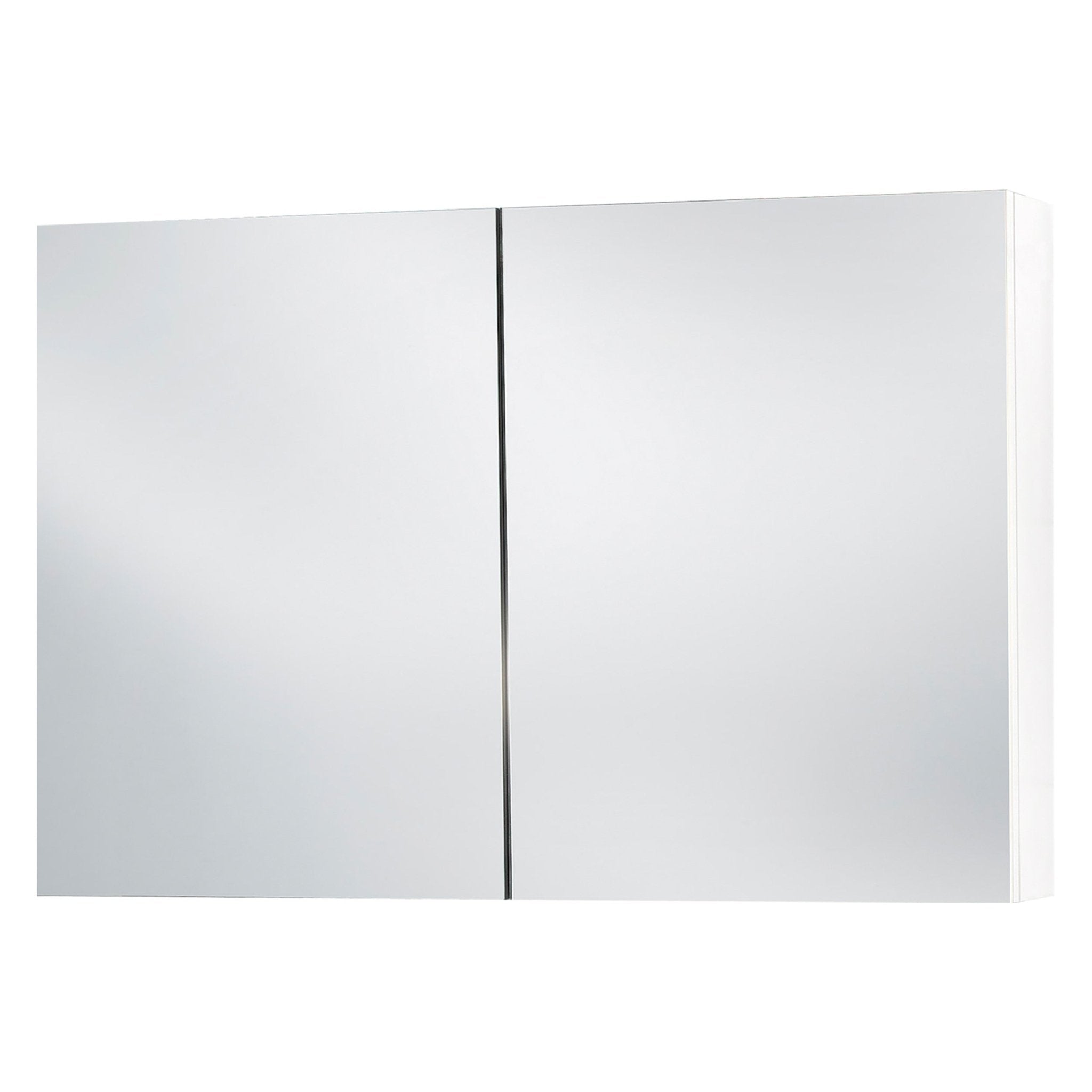 Differnz Somero spiegelkast | hoogglans wit | 100 cm - Mozaiektegel.com