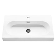 Differnz Somero wastafel 1 kraangat | wit | 60 cm - Mozaiektegel.com