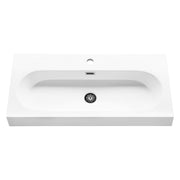 Differnz Somero wastafel 1 kraangat | wit | 80 cm - Mozaiektegel.com