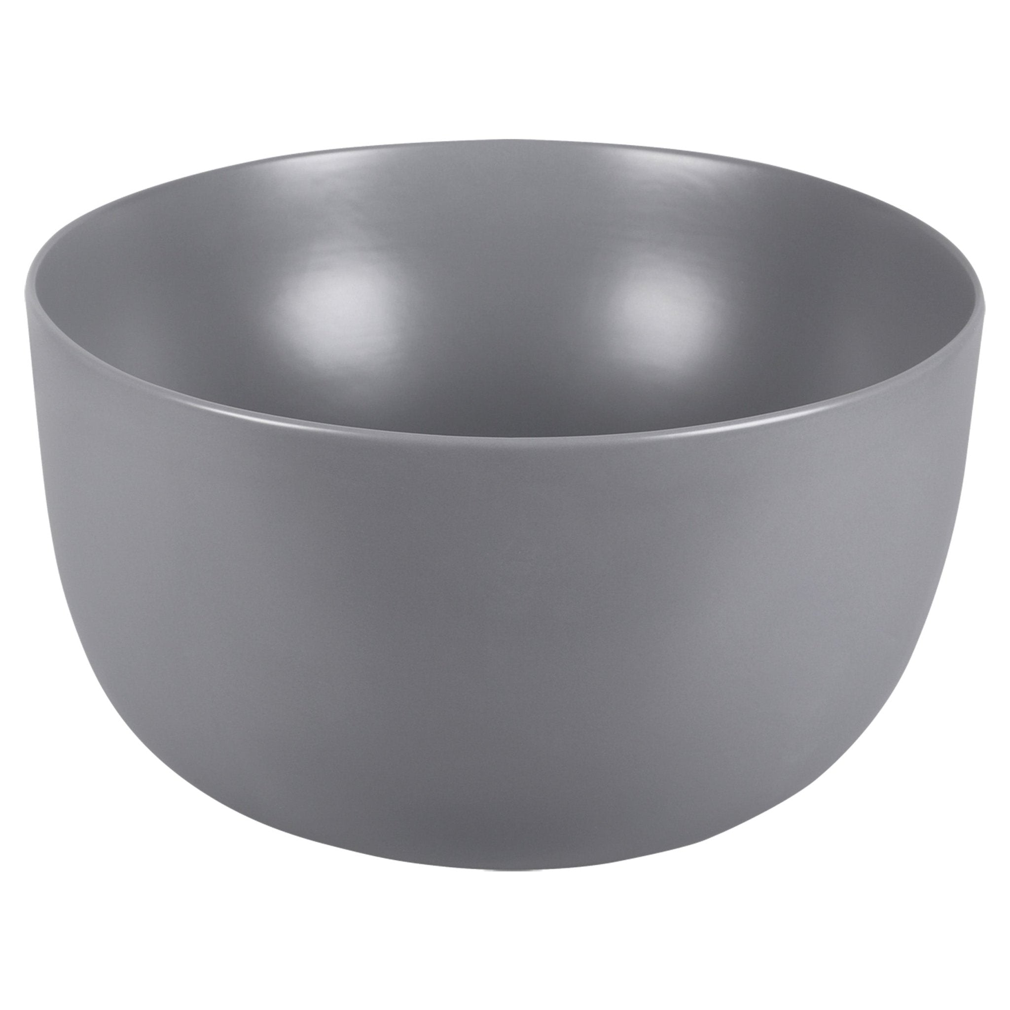 Differnz Tulip waskom opbouw - keramiek | mat lichtgrijs | Ø 40 x 24 cm - Mozaiektegel.com